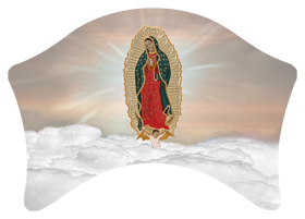 Lady of Guadalupe Clouds Bronze